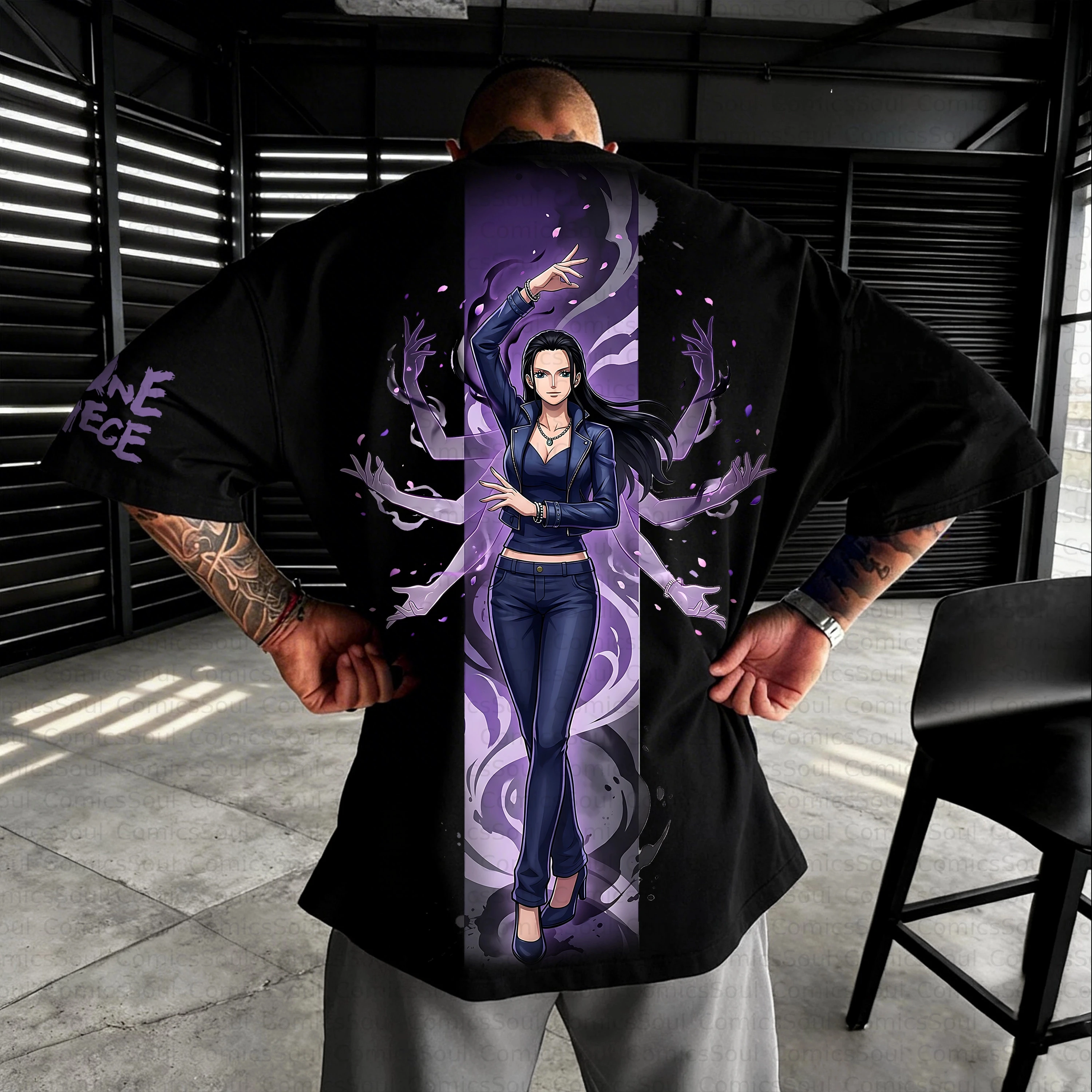 

Хлопковая футболка One Piece Luffy с принтом, с короткими рукавами, свободного кроя, для мужчин и женщин, летняя, дышащая, спортивная, с круглым вырезом горловины