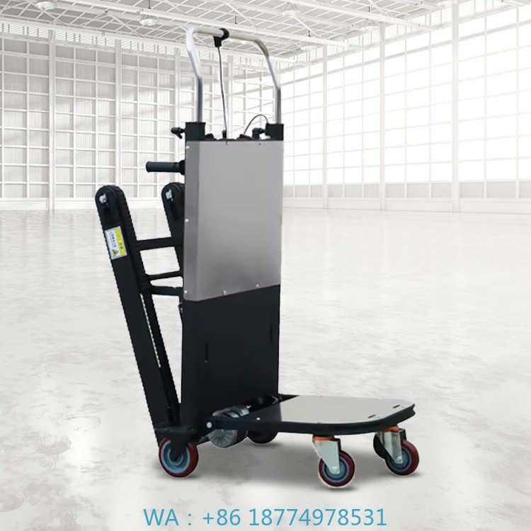 عربة تسلق الدرج للسلالم الثقيلة المتحركة باوت الكهربائية الصناعية الجديدة