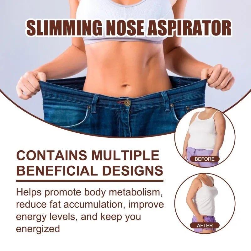 Slimming Nose Lose Weight Refreshing Cool Fast Nasal Stick Breathe Nasal Inhaler Body Slimming Detox Sculpting Tighten