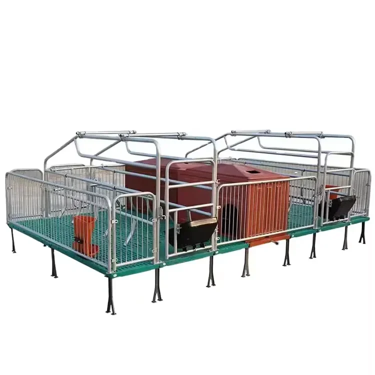 2024 high grade animal breeding equipment excellent quality  Pig Farrowing Cages for farm pigs