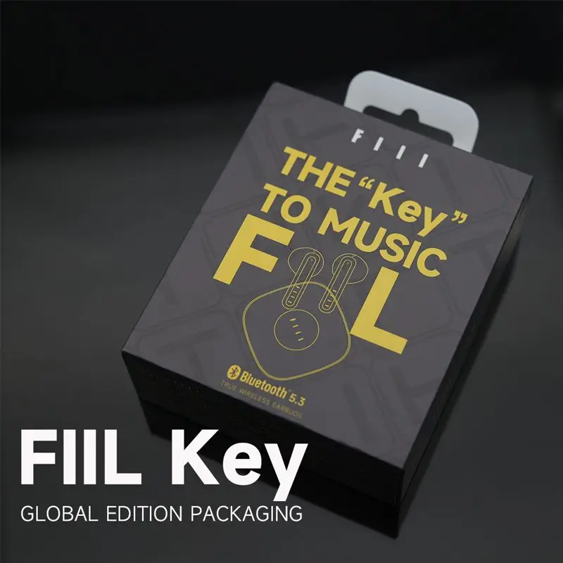 

FIIL Key English Version Bluetooth 5.3 Wireless Headphones TWS Dual-Mic ENC Earbuds Low Latency Mode Earphones