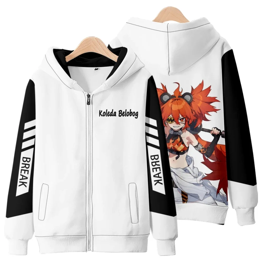 Hot Game Zenless Zone Nul 3d Print Dames/Heren Hoodie Sweatshirt Zzz Zzzero Cosplay Jas Met Rits Casual Trainingspak