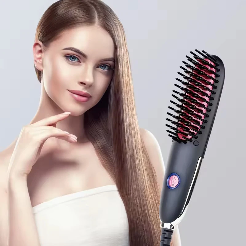 Hot Selling Professional Straight Hair Comb Portable Ptc Fast Heating Straight Hair Comb Salon Styling Tool