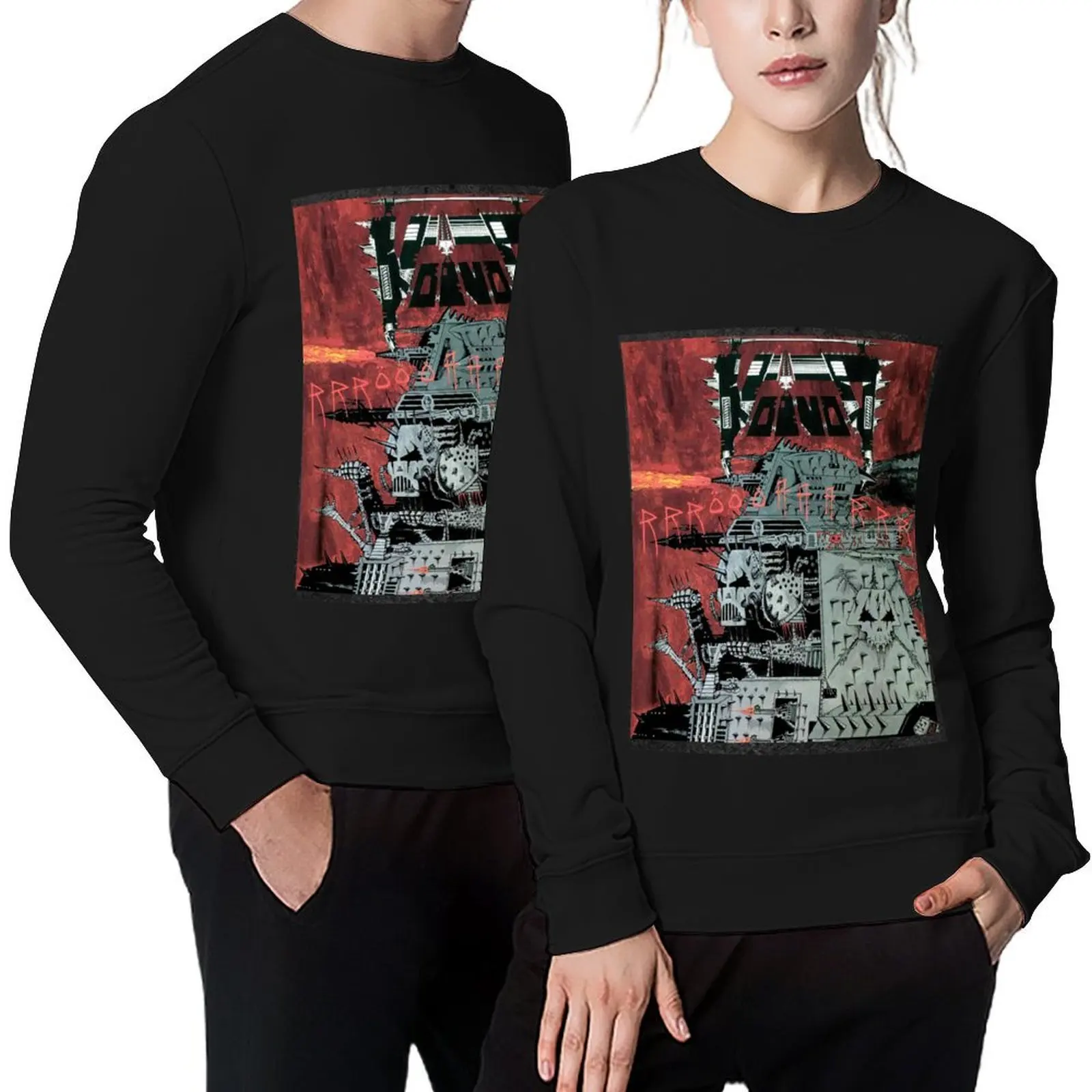 

RrroooaaarrR Voivod Pullover men's coat anime clothing men's winter sweater autumn new products oversize sweatshirts