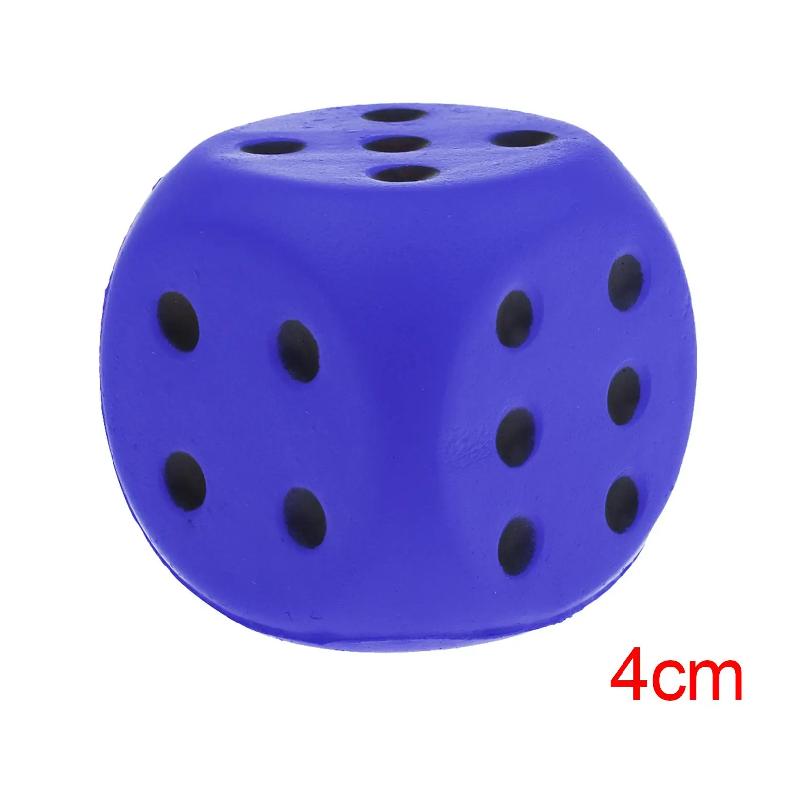 Dadi a punti 3x4 cm Giocattoli educativi per bambini su 6 facce per giochi domestici Blu