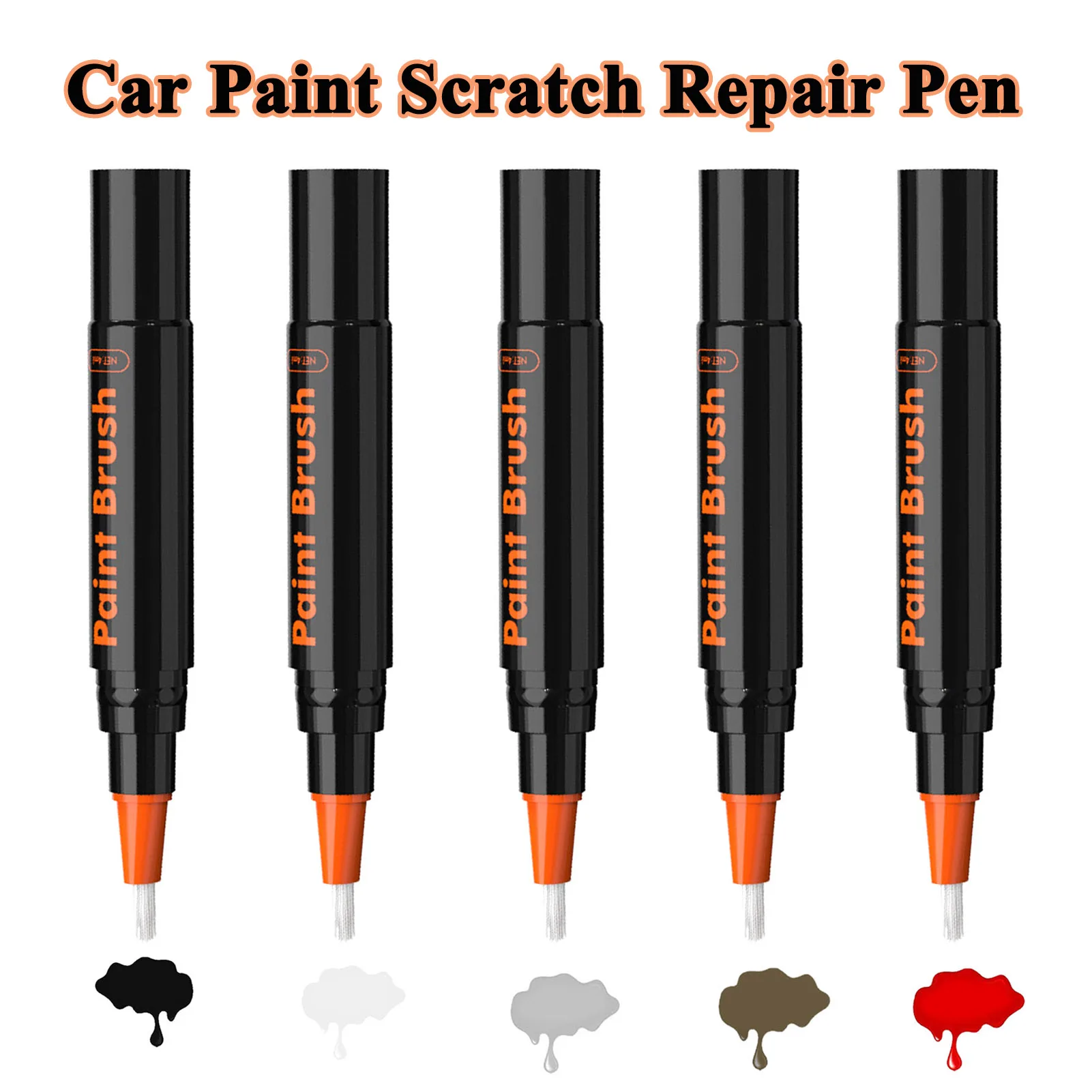 

Car Scratch Repair Pen Lightweight Automotive Touch-up Paint Pen Fixing Accessories Cars Body Scratch Remover Kit 5 colors