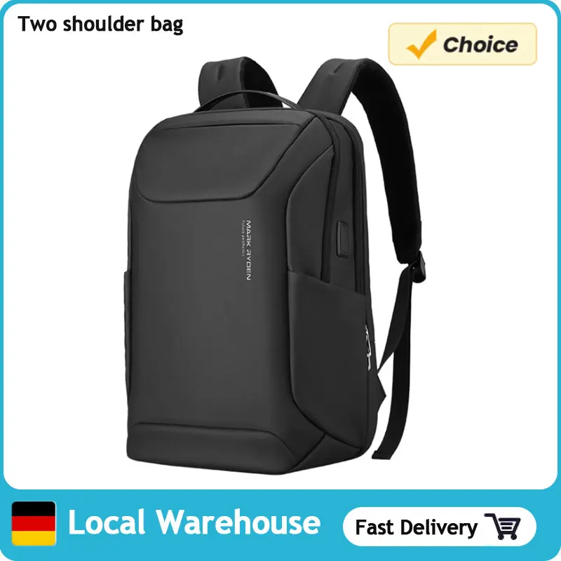 Multi-function Backpack Multi-layer Pockets Independent Laptop Interlayer USB Interface Waterproof Business Trip Backpack