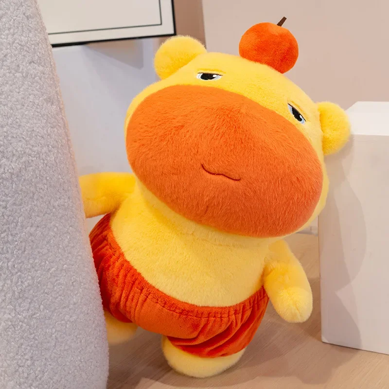 

60 см Новая милая плюшевая игрушка Лулу большого размера Капибара, плюшевые игрушки, мягкая кровать, диван, офис, домашний декор, подарок на день рождения для детей