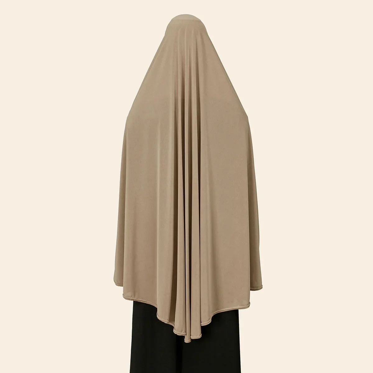 롱 키마르 라마단 이드 무슬림 롱 히잡 헤드카프 여성 원피스 키마르 주바 이슬람 의류 히잡 무슬만 기도복