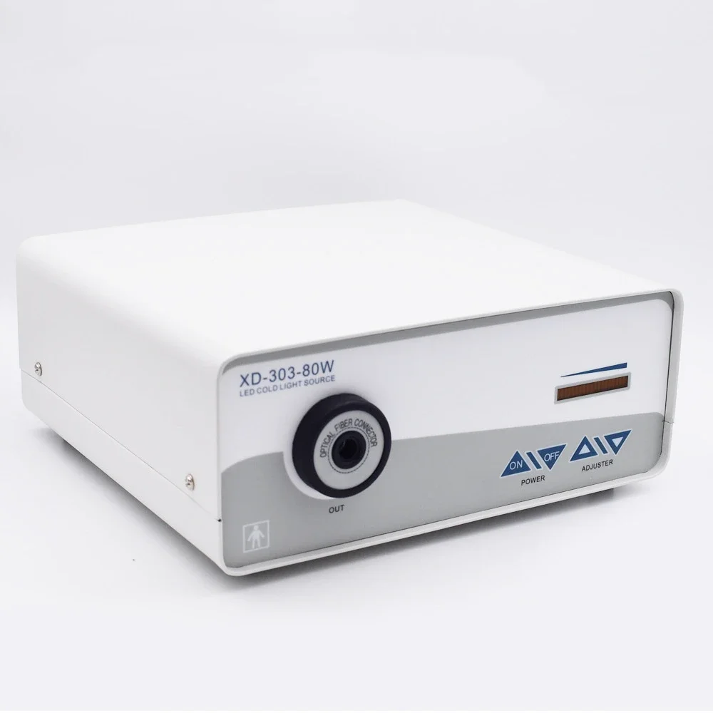 

80W LED High Brightness Fiber Optic Endoscope Microscope High Power LED Medical Cold Light Source