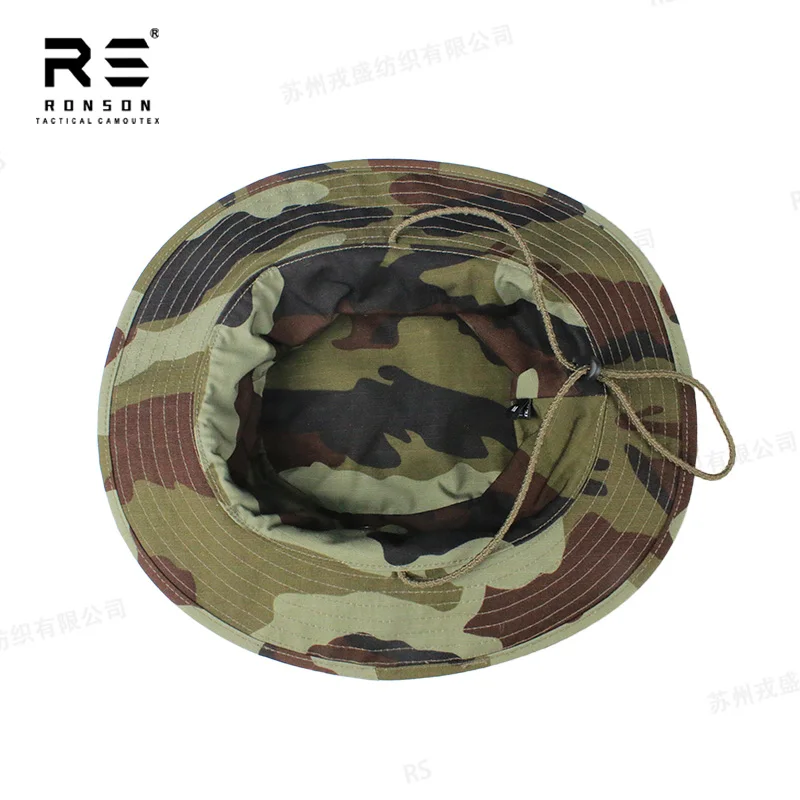 الأيرلندية DPM التمويه صيد السمك بوني قبعة T/C 65/35 مزق وقفة النايلون القطن Mil-spec النسيج مقاوم للماء NIR الاستخدام الدائم التكتيكي #3