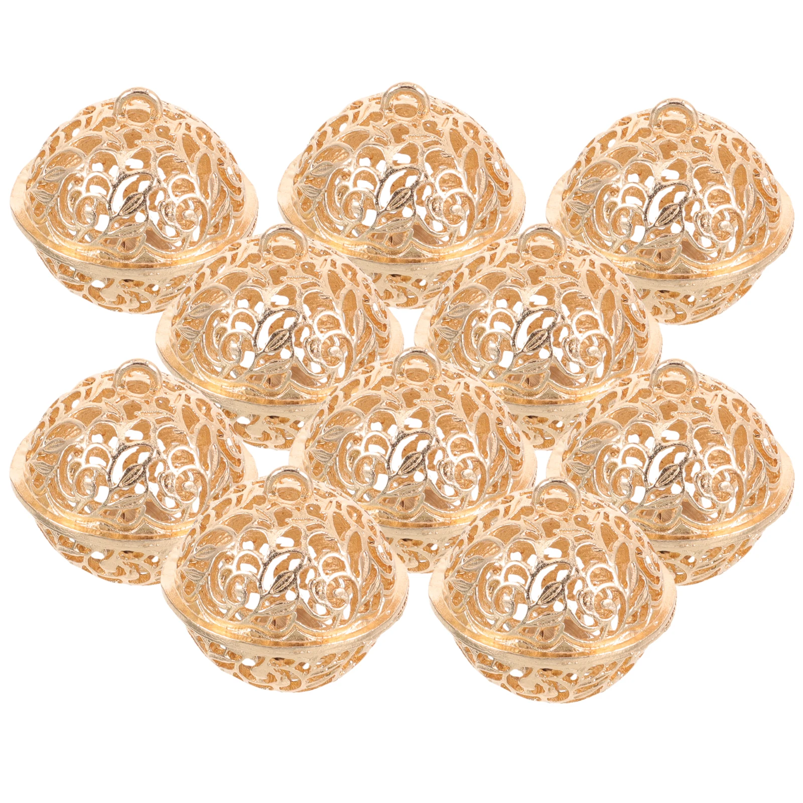 

10pcs Alarm For Hiking Outdoor Camping Accessories Loud Alert Bell Retro Metal Bell Backpack Pet Hiking Gear Outdoor Safety