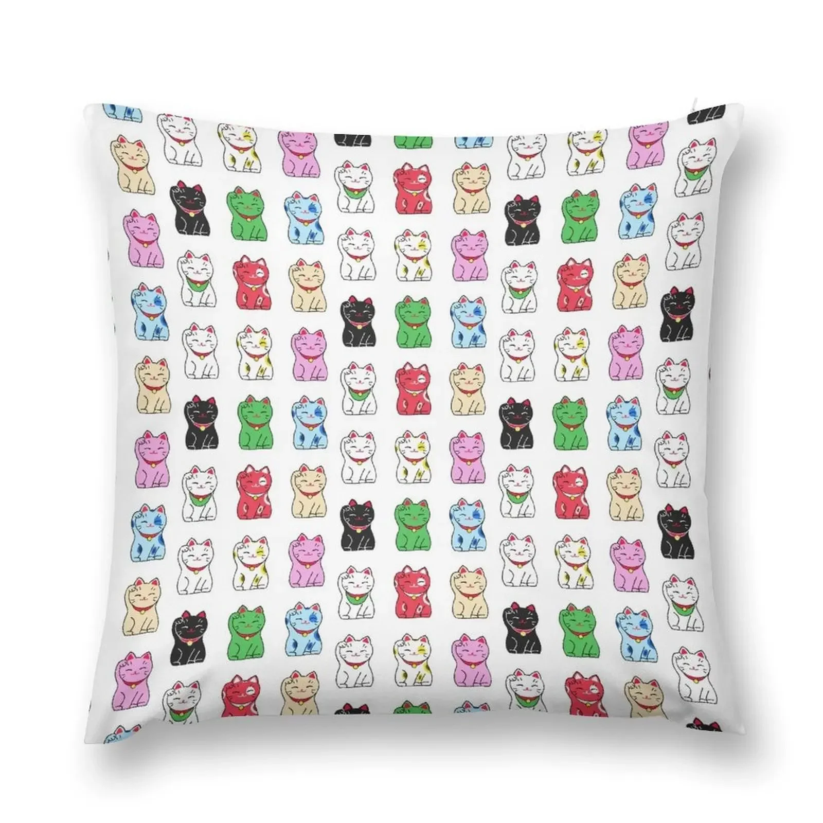 Maneki neko Throw Pillow Decorative pillowcase Cushions Christmas Pillows pillow