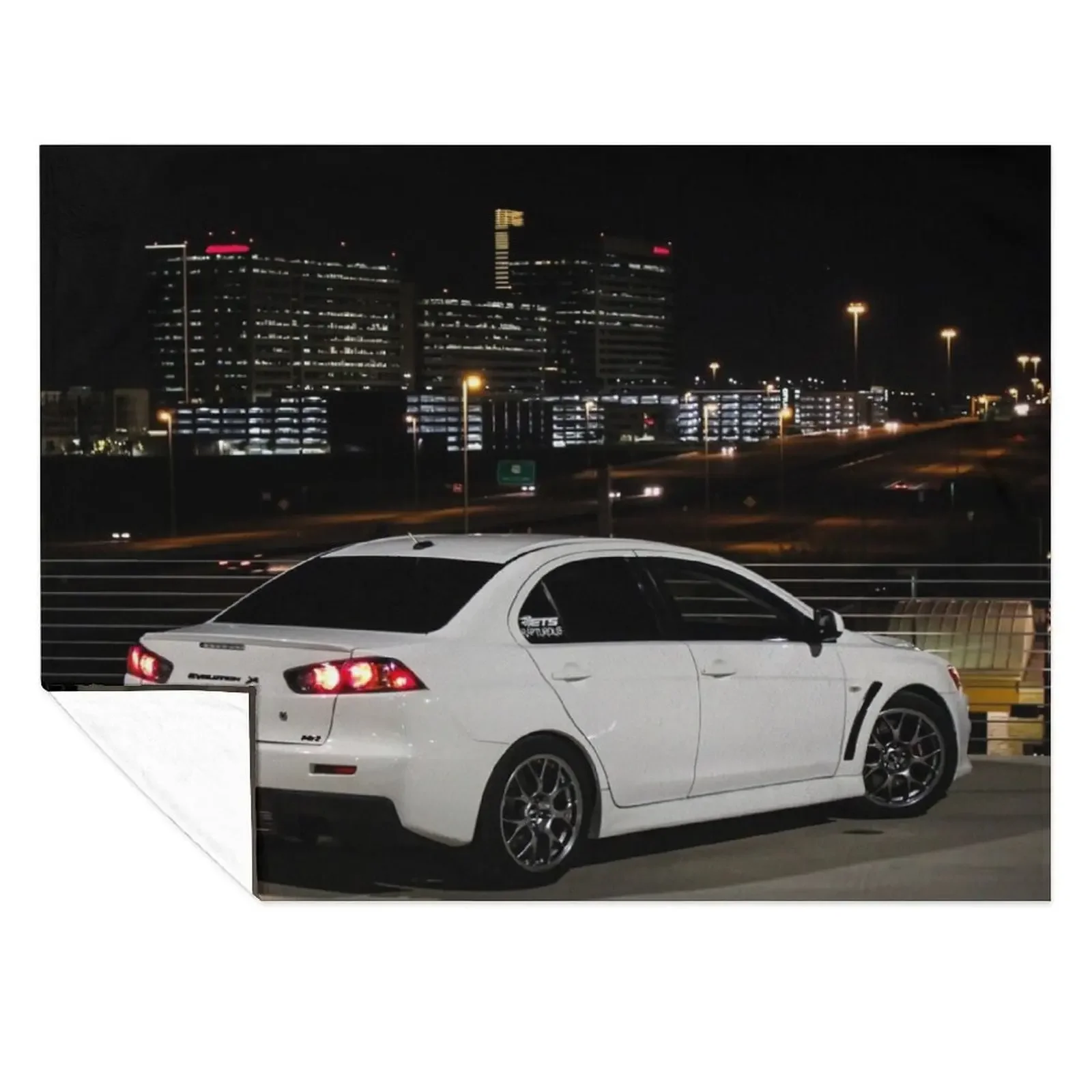 

Evo X MR Throw Blanket Retros Soft Plush Plaid Tourist Shaggy Blankets