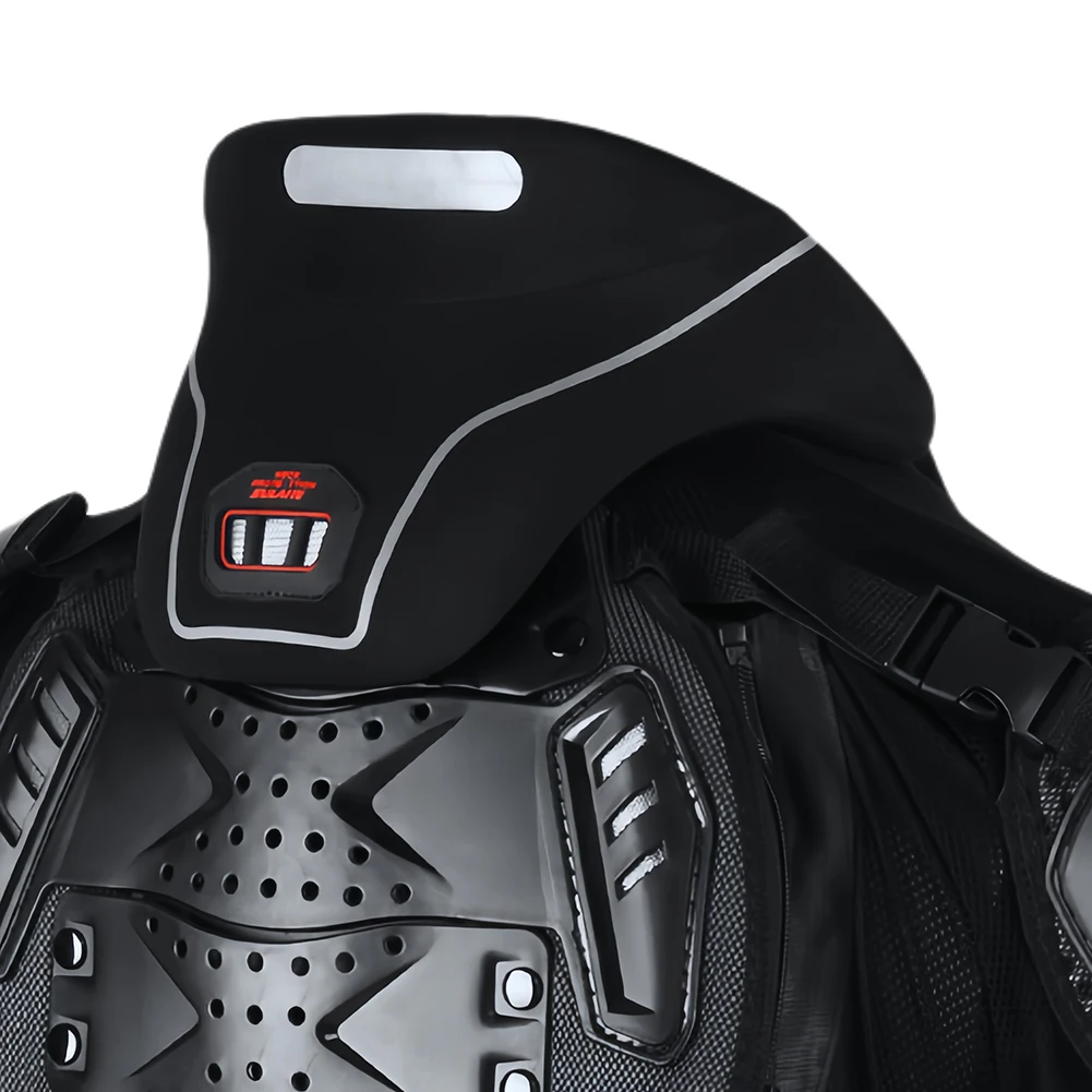 Motorcycle Neck Protection Anti-Fatigue Protective Motorcycle Neck Brace Zipper Protective Gear Pad 3D Cervical Spine Protection