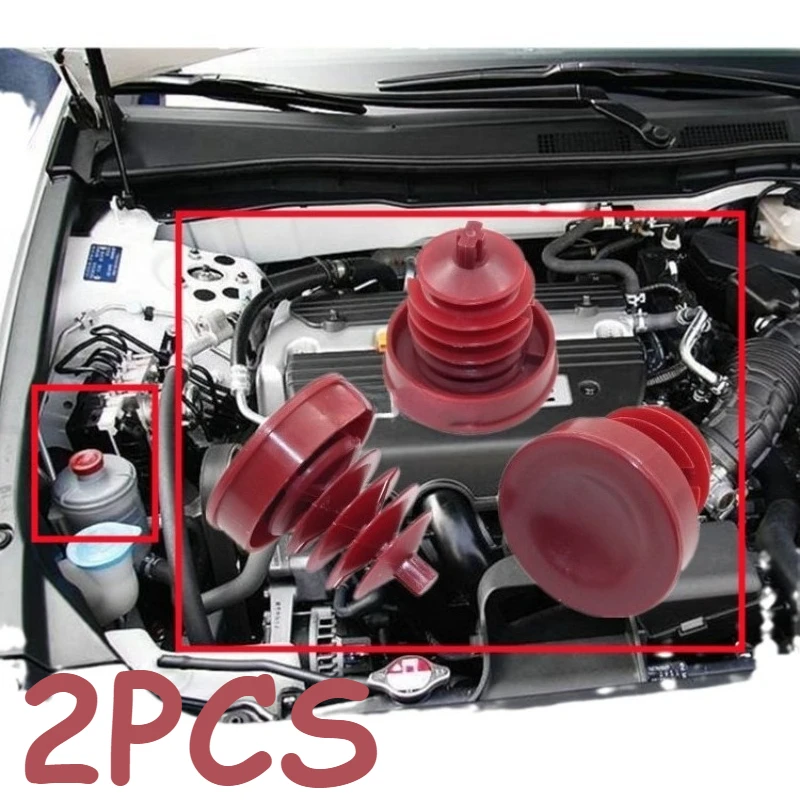 2 Suitable For Honda Accord Civic Fit Feng Fan Siming Steering Engine Oil Cap Assist Pump Oil Pot Cover Red Thread 53697-Sb3-952