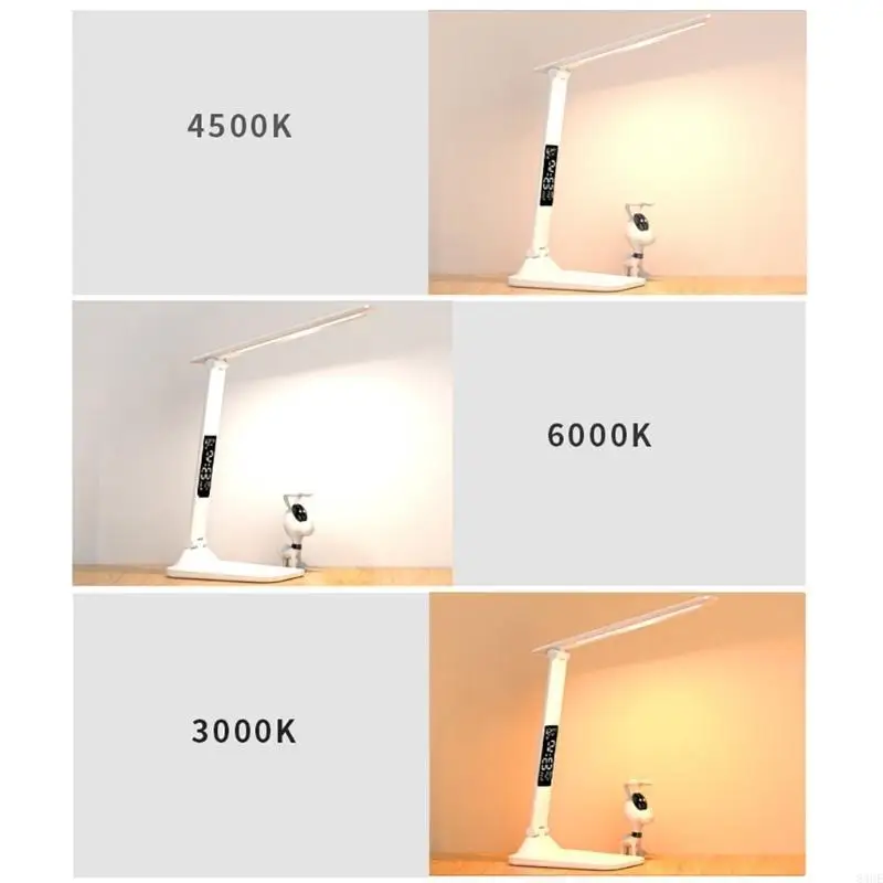 Aanraking het bedieningsdesklicht met helderheid en instelling kleurtemperatuur 3200 mAh Oplaadbare batterij/USB 83ce