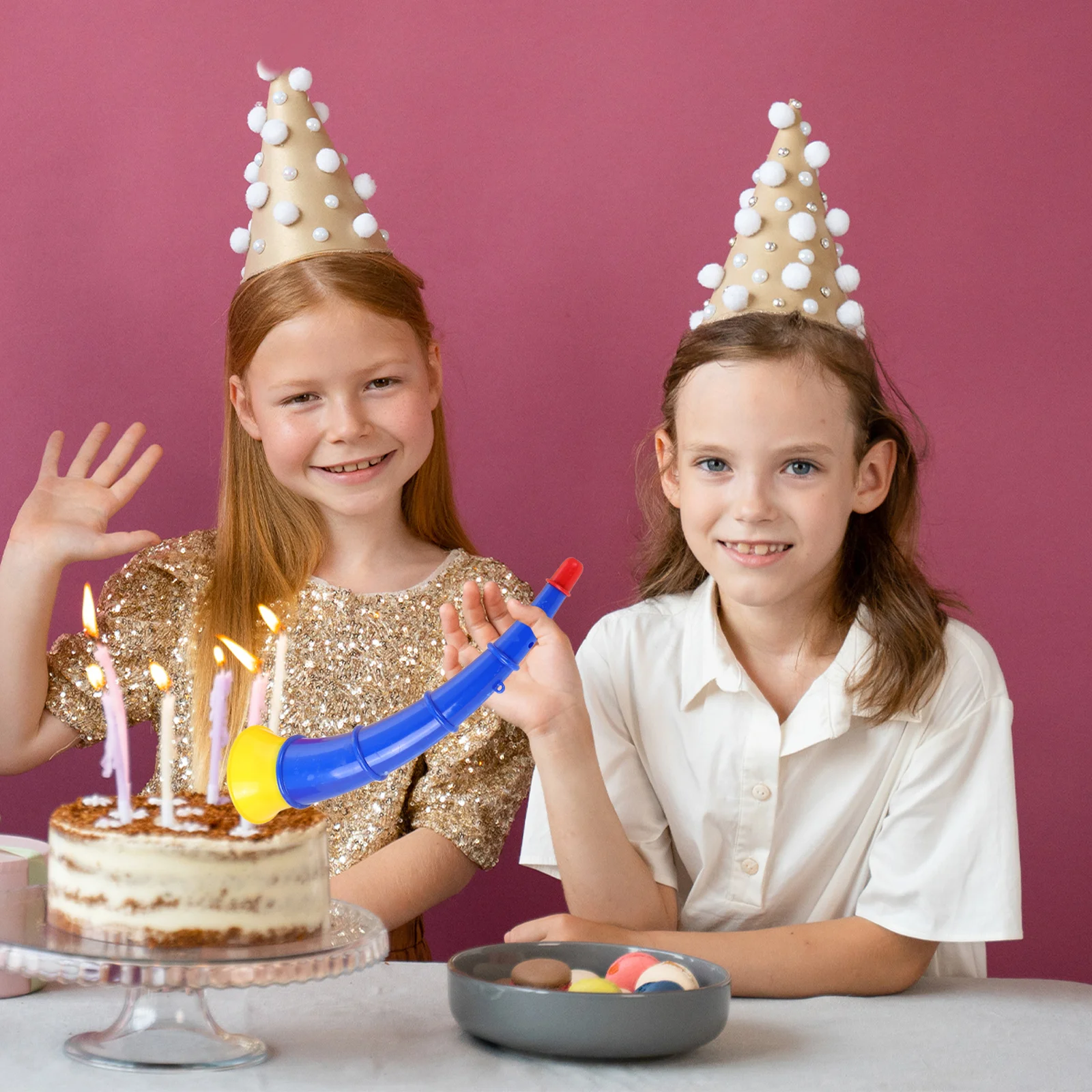 

4Pcs Kindergarten Musical Instrument Set Creative Kids Trumpet for School Party Supplies Outdoor Gathering Portable Noise Maker