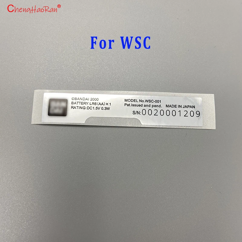 2PCS Stickers For GBC GBP GBL GB SNK  NGPC WSC Game Console New Lables Back Stickers replacement For Gameboy Color Shell Sticke