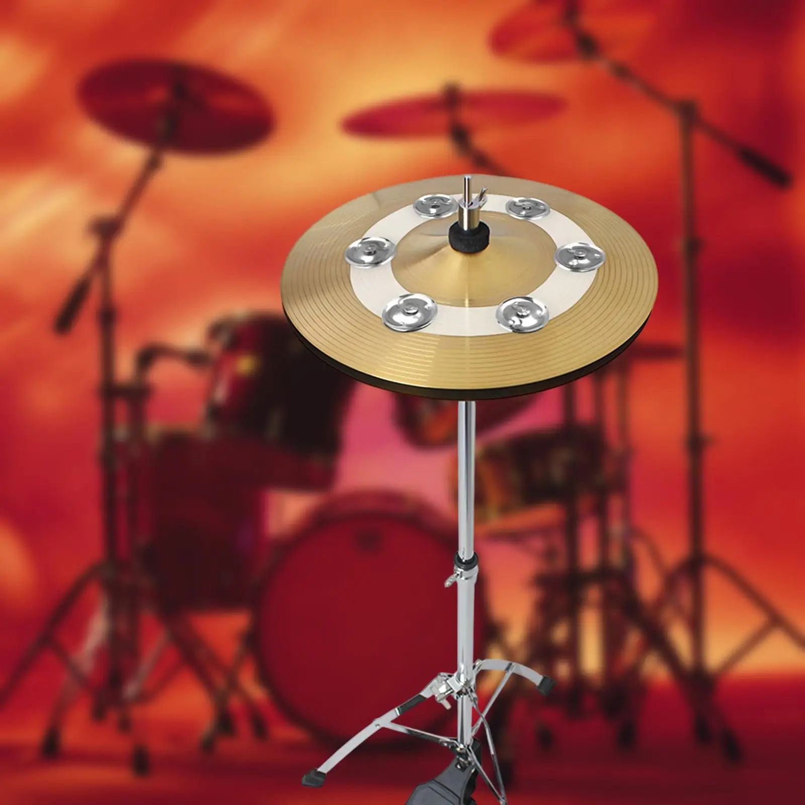 Cymbal Rings with Single Row Accessory Professional Drum Set Performance with