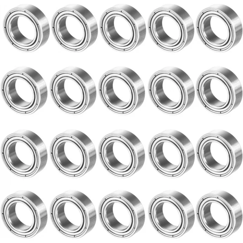 20 Pcs MR106ZZ 6mm×10mm×3mm Double Shielded Miniature Deep Groove Ball Bearings