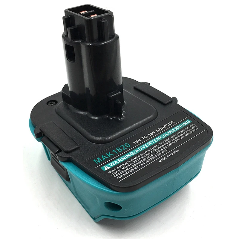 Convertitore adattatore MAK1820 per batteria agli ioni di litio Makita 18V BL1830 BL1860 per utensili batteria Dewalt DC9096 Ni-Cd Ni-mh