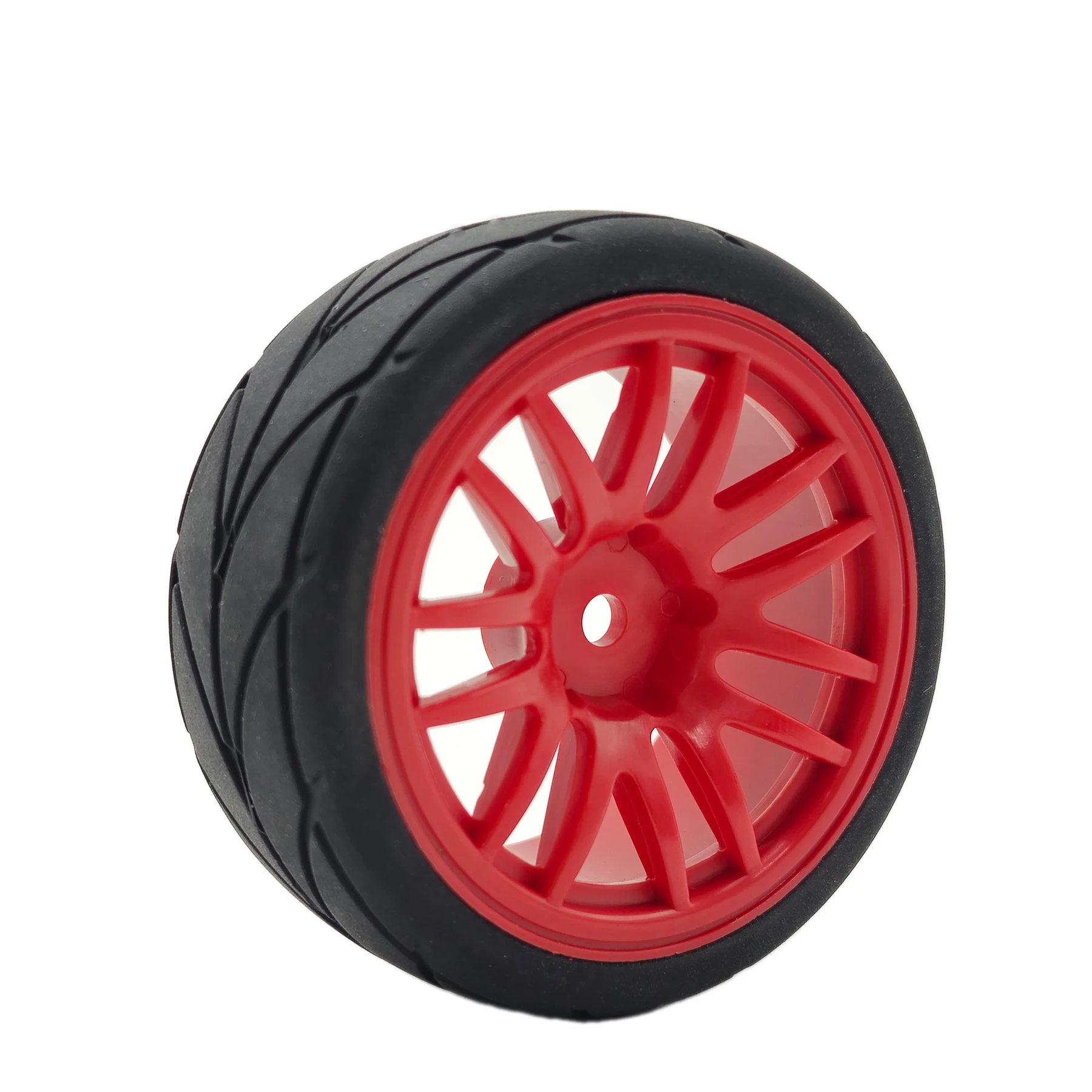 1/10 RC Racing Tires & Wheel Rims Hub 12mm Hex for 1:10 RC On Road Car Tamiya TT01 TT02 XV01 XV02 PTG-2 TA06 HSP HPI Kyosho - view 5