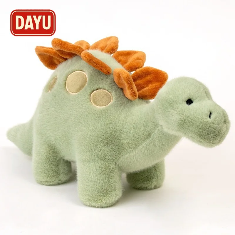 Stegosaurus Dinosaur Plushie with Back Plate Design Stuffed Animal Doll Cute Bedroom Decor Gift for Children All Ages