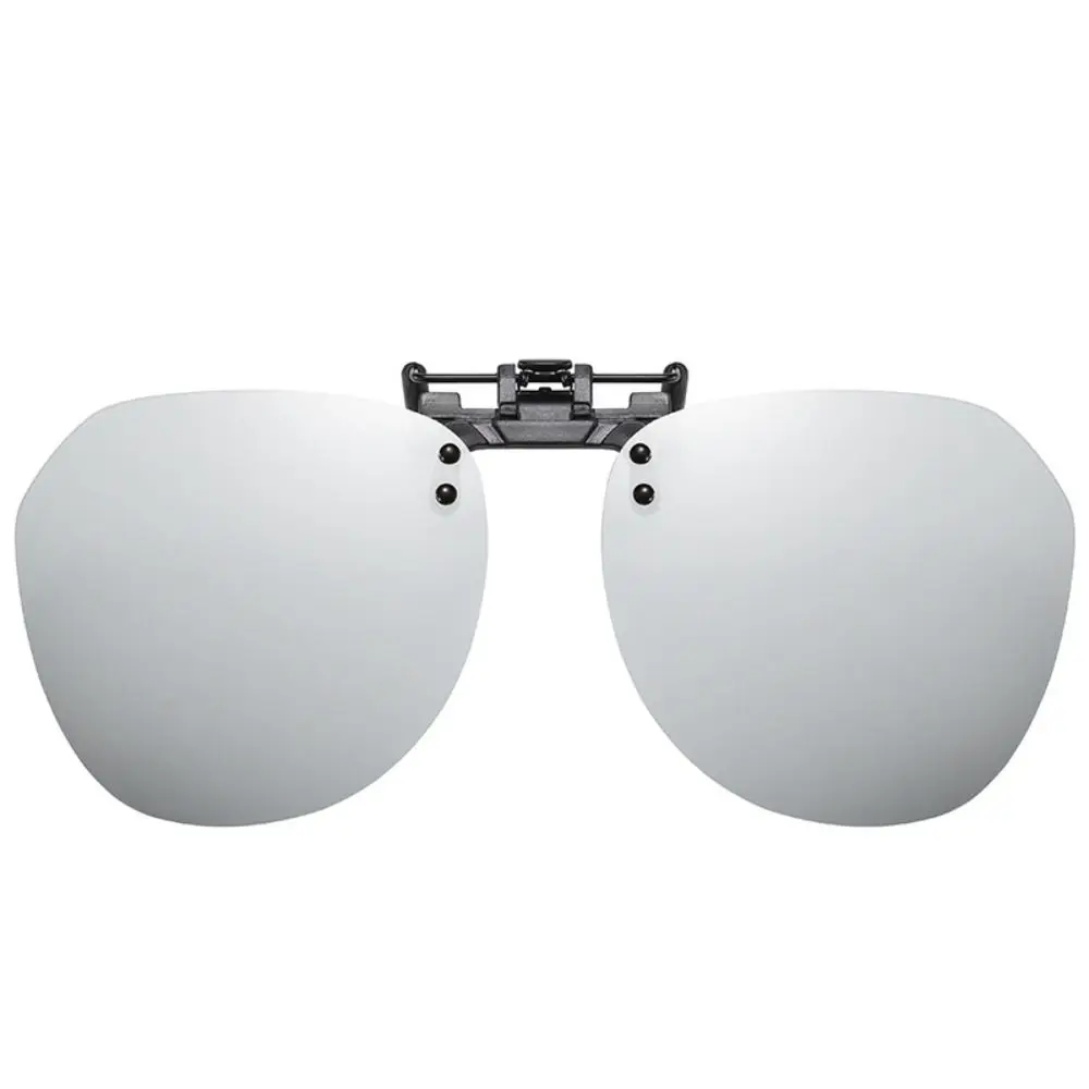 

UV400 Day Night Vision Goggle Clip UV Protection Polarized Lens Myopia Glasses Clip Turn-up Vintage Clip-on Sunglasses Men Women