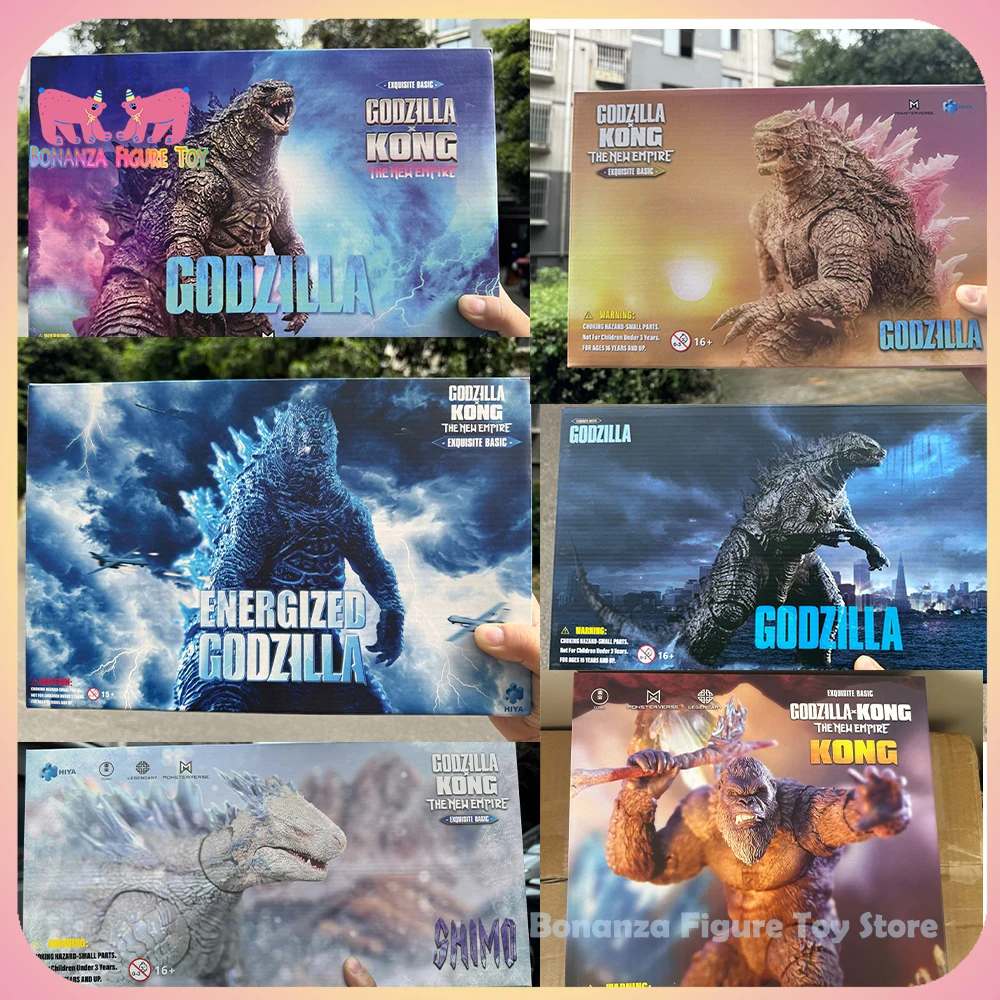 

Genuine In Stock Hiya Model 18cm Godzilla Vs Kong The New Empire Godzilla Kong Shimo Action Figures Collect Birthday Toys Gifts