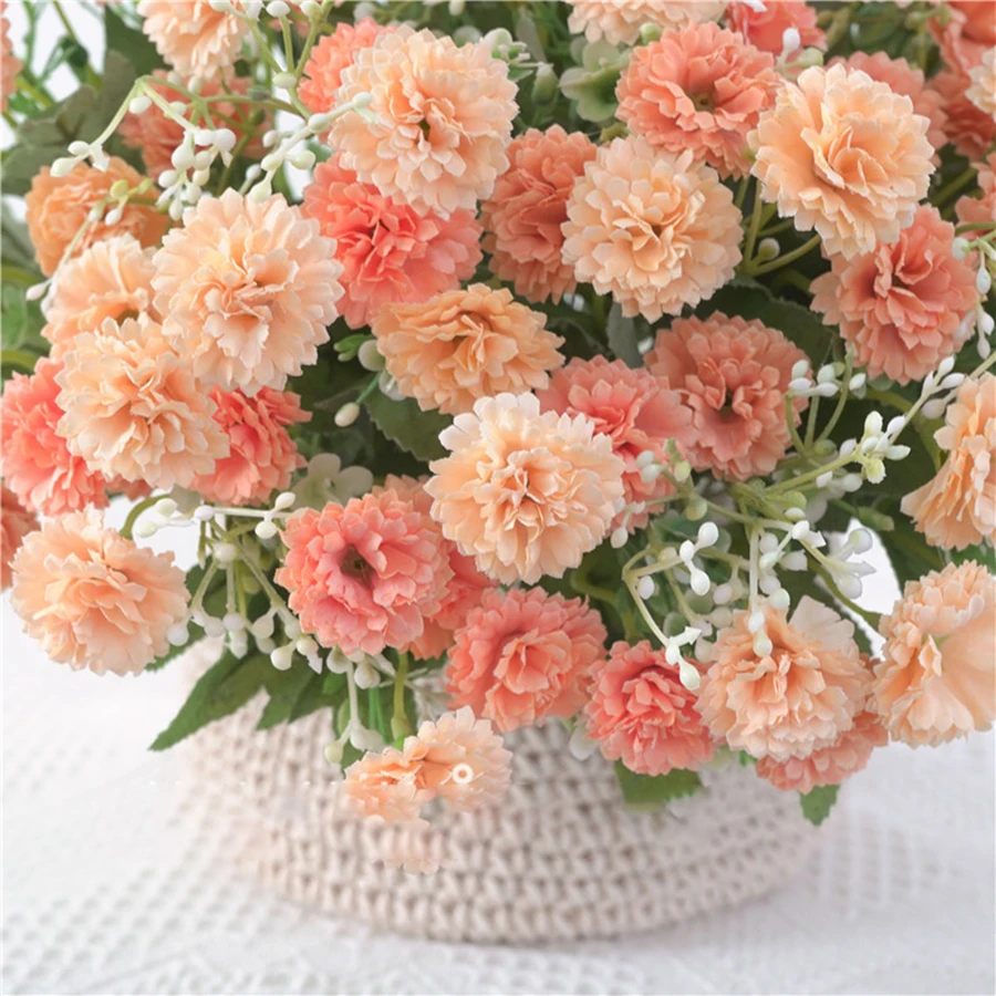 Künstliche Blumen, Hochzeitsstrauß, Festival, Zuhause, Tisch, Raumdekoration, Sammelalbum, Kranz, DIY-Süßigkeitsbox, Seide, Hortensien, Brautaccessoires