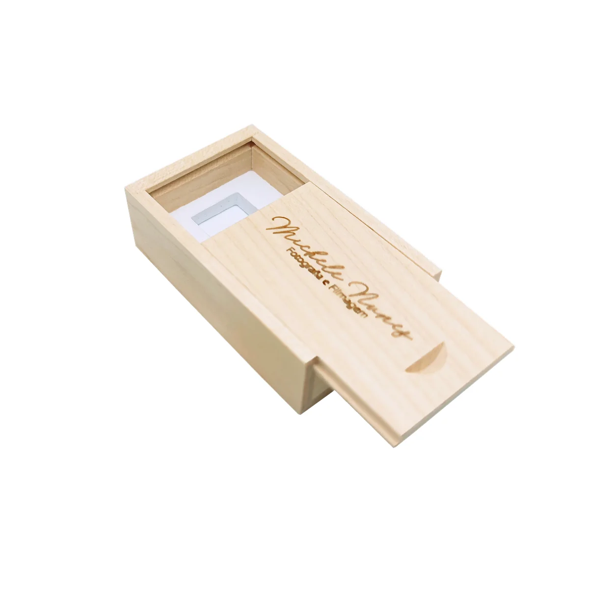 Бесплатная индивидуальная лазерная гравировка логотипа, цветной металлический кристалл, флэш-накопитель USB2.0, 4 ГБ, 8 ГБ, 16 ГБ, 32 ГБ, 64 ГБ, 128 ГБ и кленовая коробка