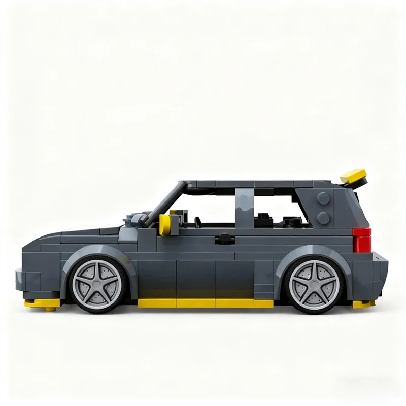 408 Stück MOC Volkswagen Golf GTI City Champions Super Car Modell Bausteine Architektur Spielzeug Weihnachtsgeschenke Idee Bildung