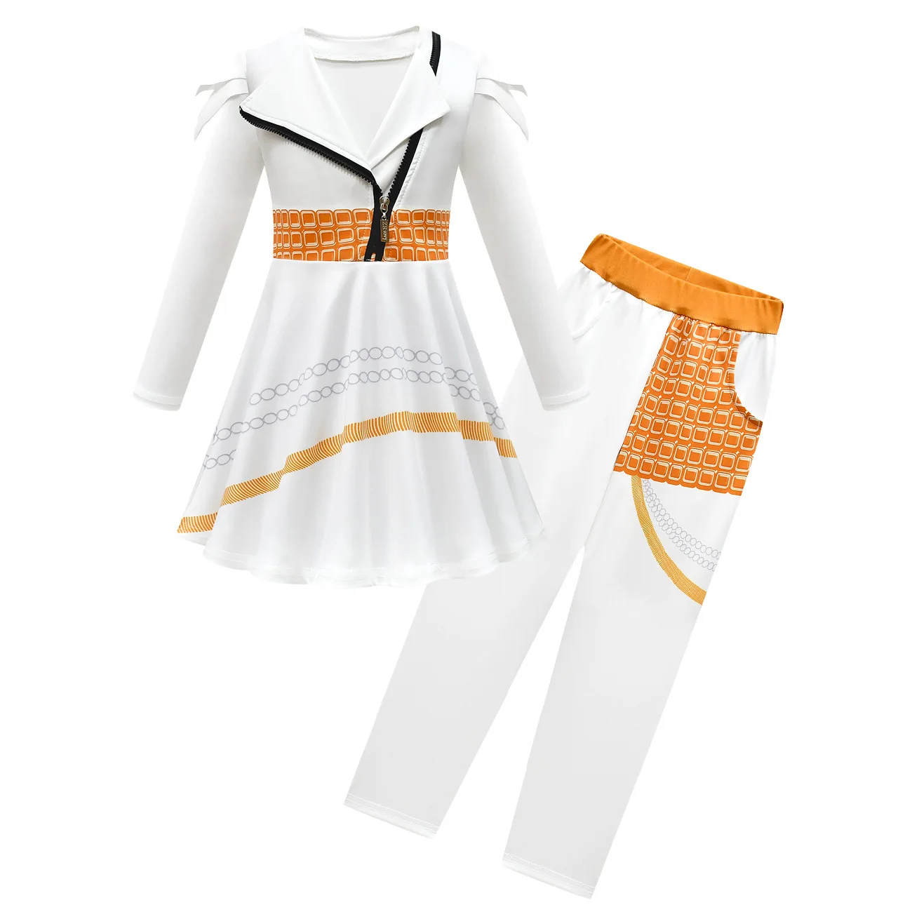 

KPop Demon Hunters Rumi Zoey Mira Cosplay Stage Girls 3D Printing Dresses Kids Carnival Party Performance Suits