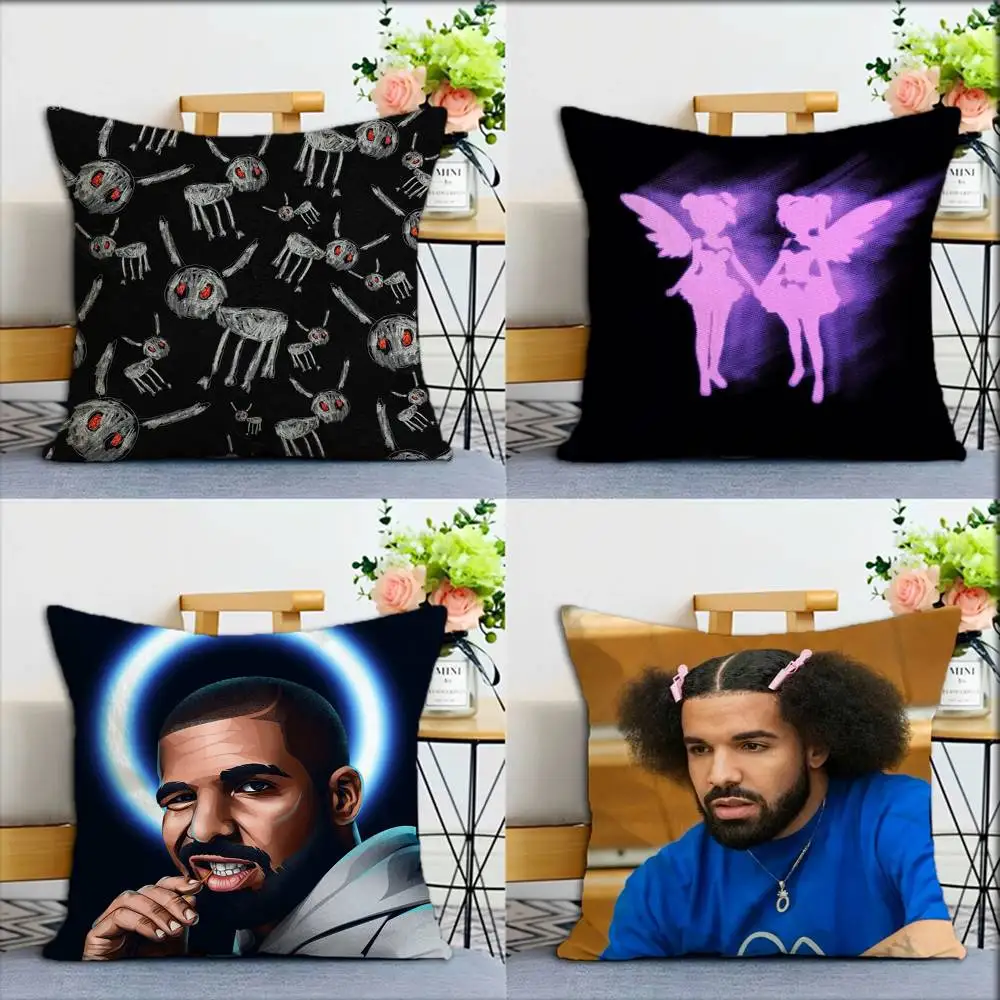 

Rapper D-Drake World Various Sizes Square Pillow Case For Car Home Bedchamber Decor