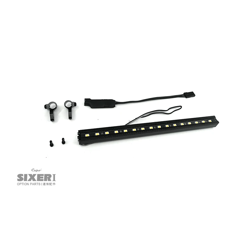 

Metal CAPO Upper Deck LED Bar Light 1/6 SIXER1 RC Car Samurai Crawler Vehicle accessories TH16505