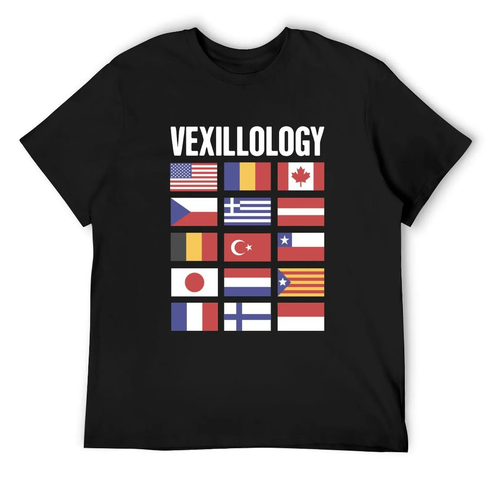 Vexillology - World Countries Flag Lover Gift T-Shirt summer clothes Funny t-shirts anime clothes men clothings