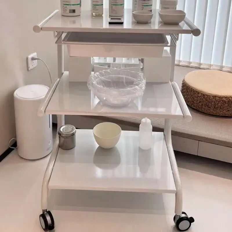 タトゥーツールサロントロリーユーティリティクリーニングストレージローリングサロントロリー医療高級カリート補助サロン家具BL50ST