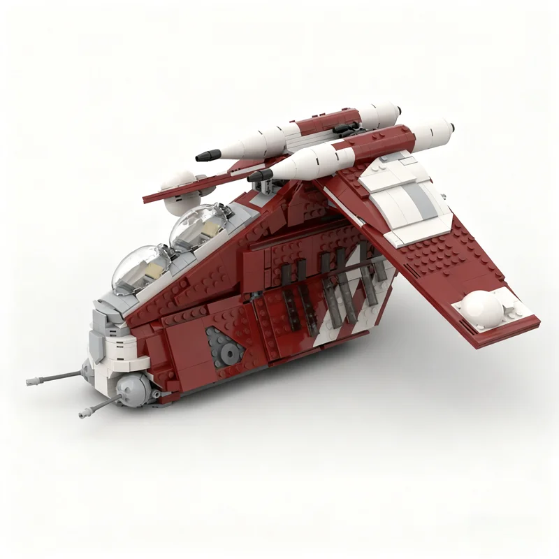 1434pcs MOC Star Battle Republic Gunship LAAT Collection Model Building Blocks Architecture Toy Festival Gifts Assemble Idea