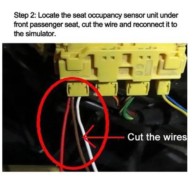 Passenger Seat Occupancy Mat Bypass ABS Sensor Emulator For BMW Models E60 E90 X6 X5 All Series (1997-2010)