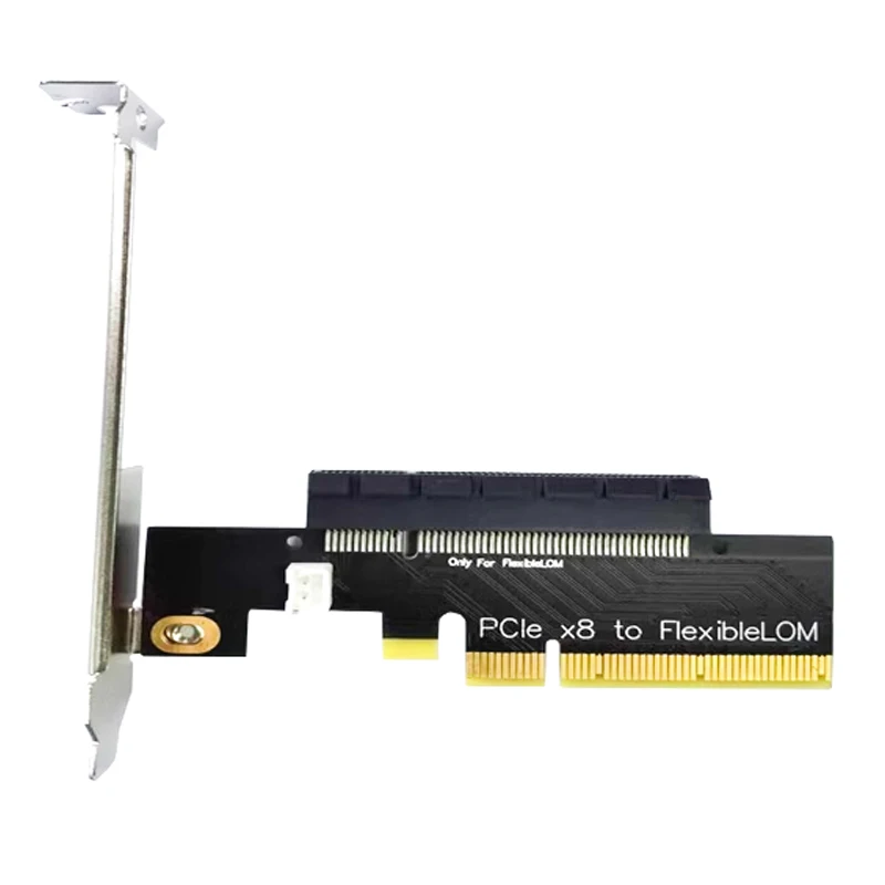 New PCIe X8 Riser Card For HP FlexibleLOM 331FLR 530FLR 366FLR 560FLR 561FLR 544FLR 544FLR With Bracket 100% Tested