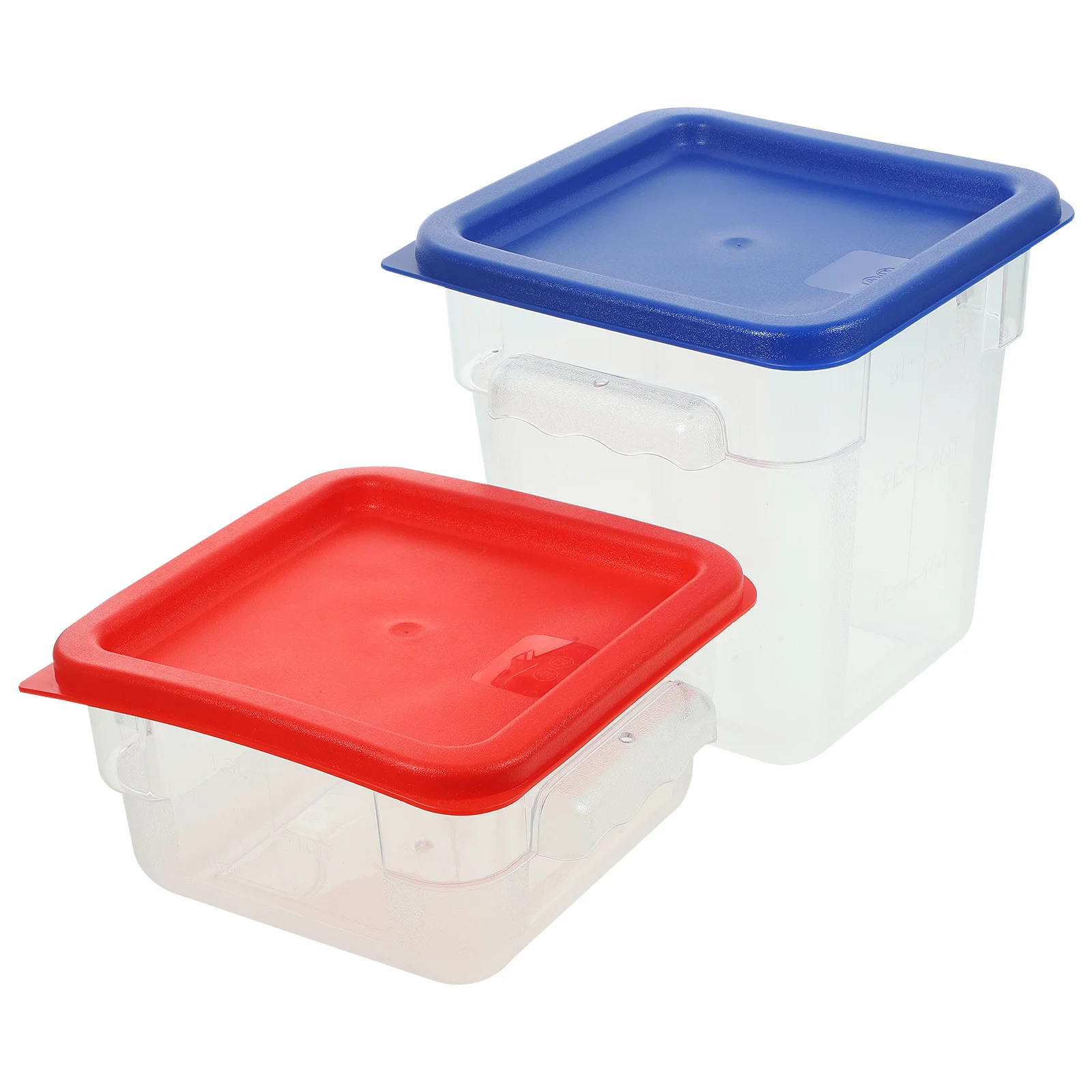 

2Sets Kitchen Grain Storage Box Airtight Food Container Clear Cereal Container Pc Material Tea Candy Organizer