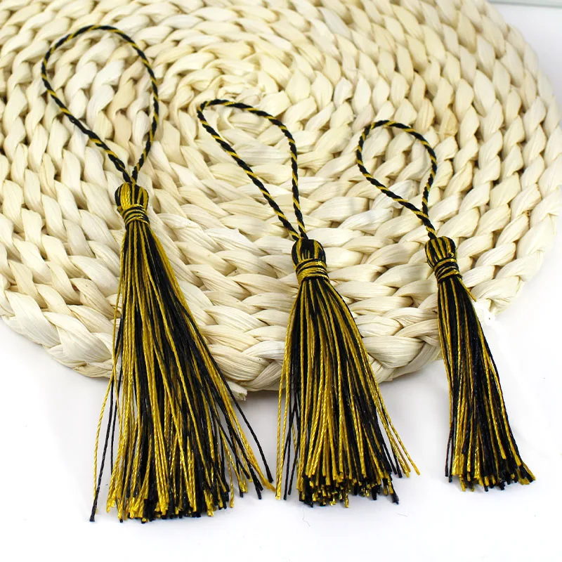 30Pcs/Lot Polyester Silk Tassel Fringe Trim Bookmark Tassels Hanging Spike Crafts DIY Jewelry Making Tassel Pendant Decoration