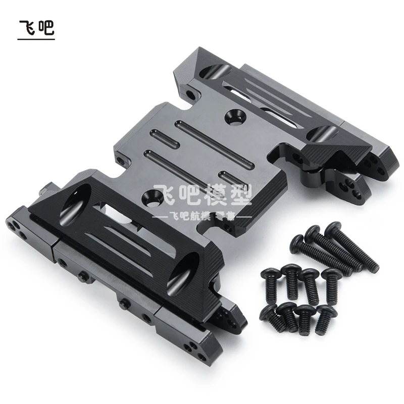 Caja de onda de aluminio, placa inferior de Metal, código de tracción para coche teledirigido 1/10 AXIAL SCX10 II 90046 Traxxas TRX4 Defender Sport Parts