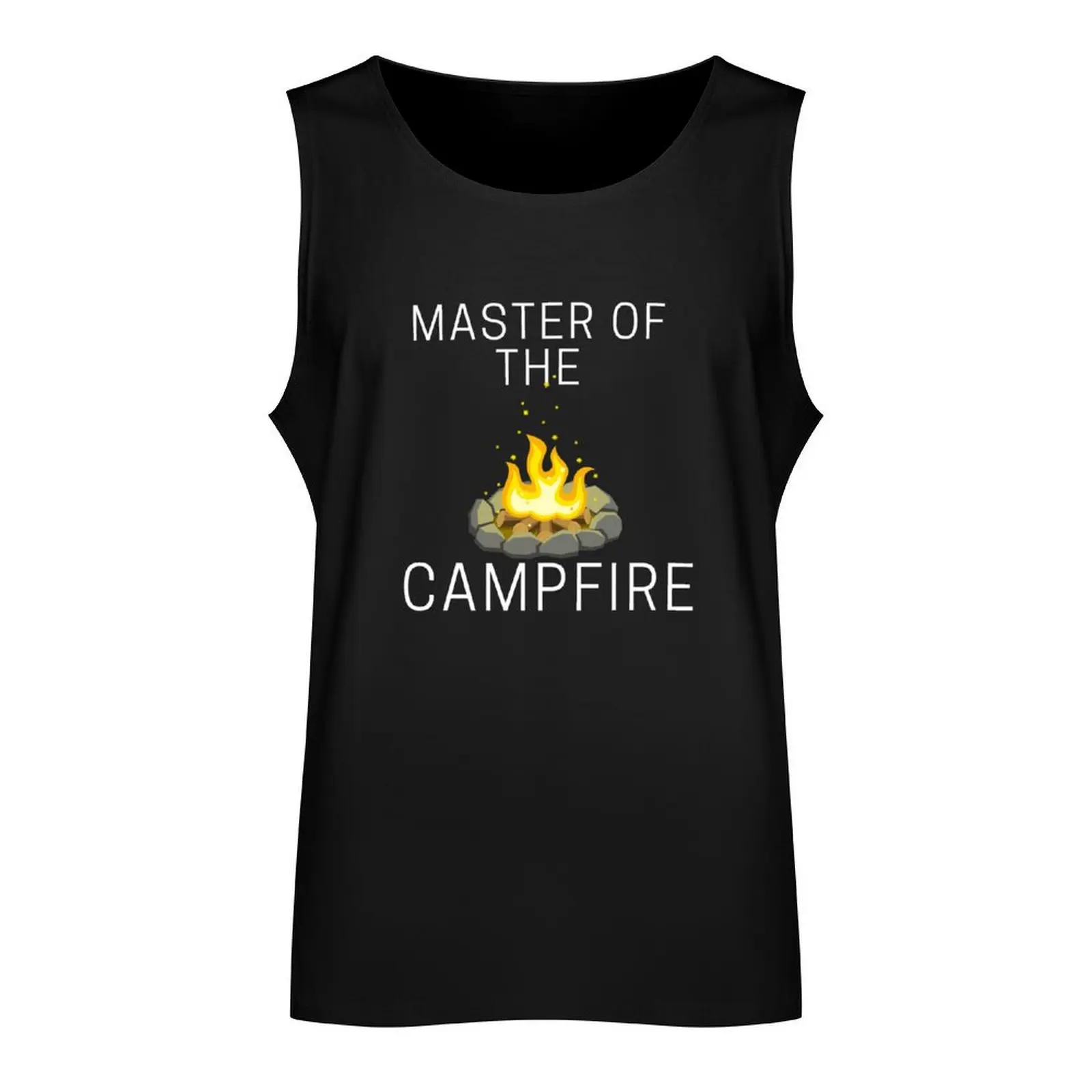 Master Of The Campfire Tank Top t-shirts man man vest Men's summer vest T-shirt man