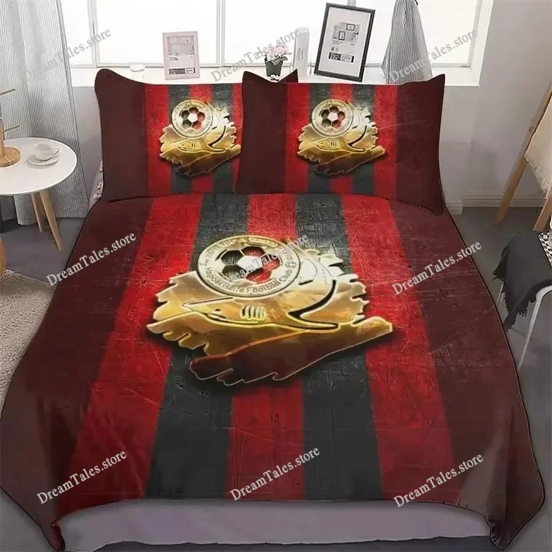 

3D Print Hapoel Haifa Bedding Set,Duvet Cover Comforter Bed Set Quilt Cover Pillowcase,King Queen Twin Size Boys Girls Adults