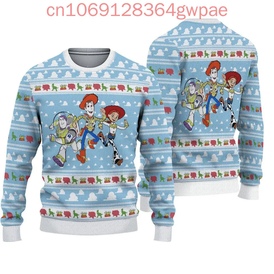 Disney Toy Story Buzz Lightyear Ugly Sweater Men's Women's 3d Sweater Tops Christmas Sweater Xmas Gifts Christmas Sweater