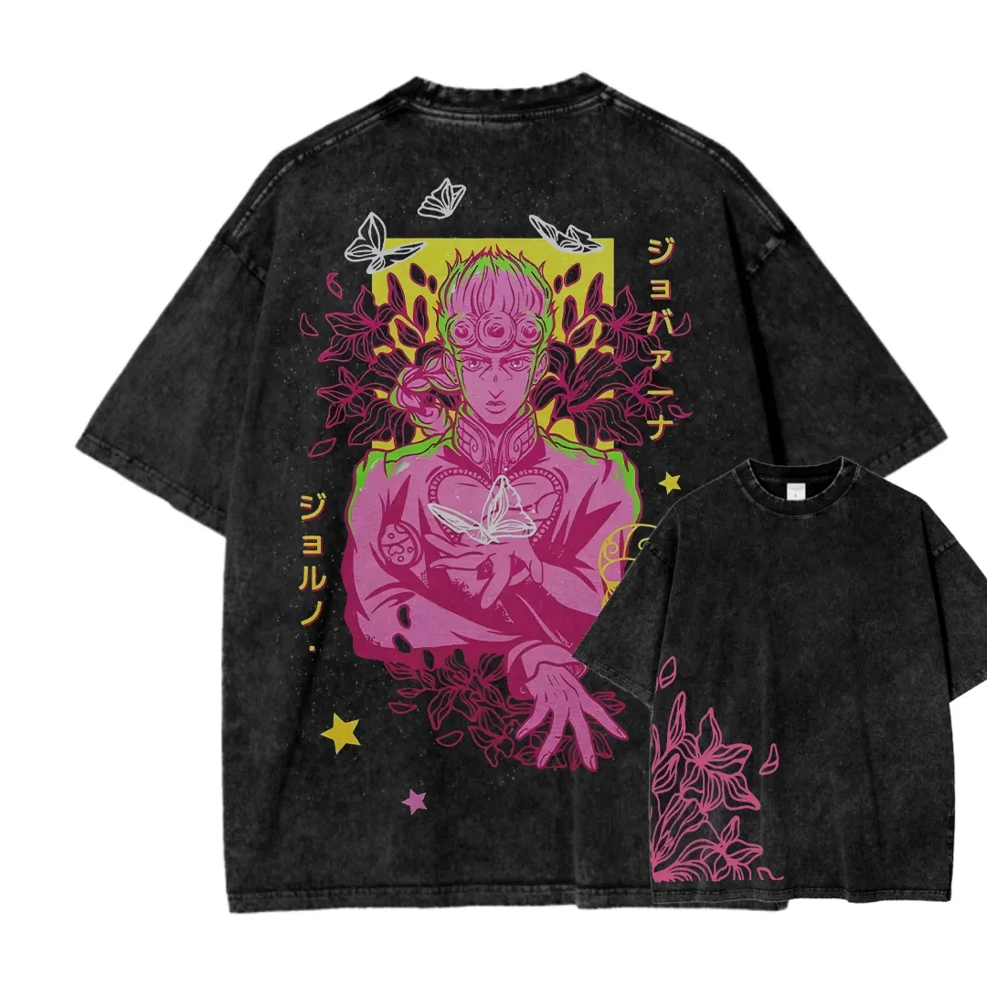 Camiseta de algodón vintage con estampado de transformación de Gon Freecss de Hunter X Hunter para hombre y mujer, estilo oversize, streetwear, anime, verano 2026