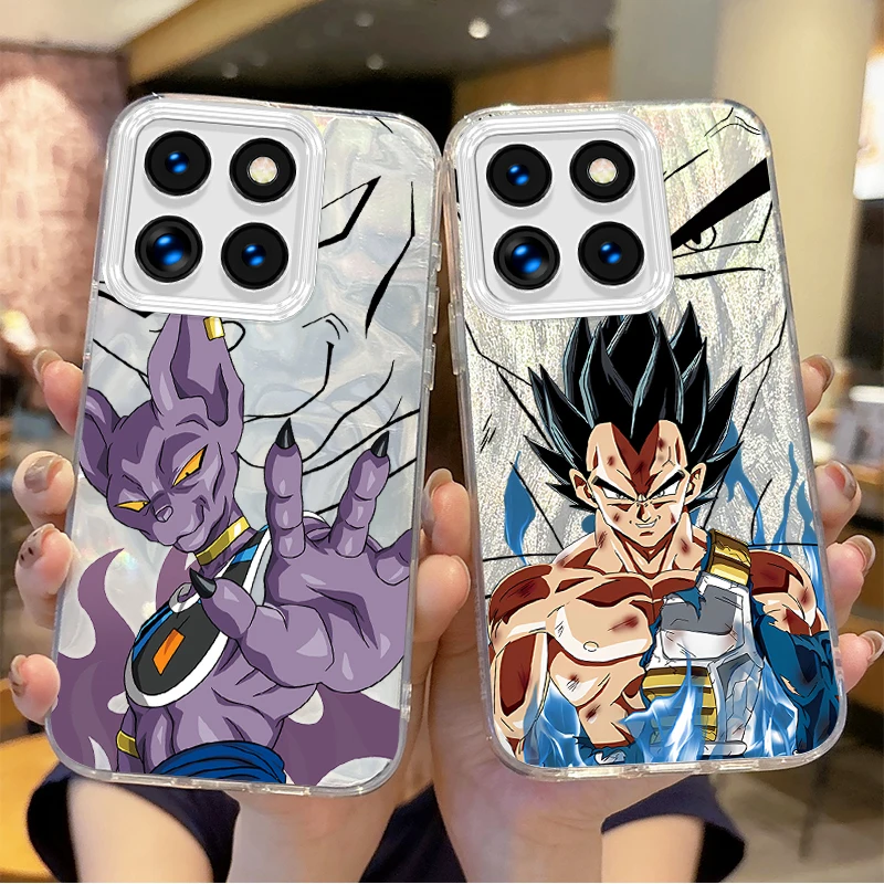 Cool D-Dragon Balls Anime Gradient Phone Case for Xiaomi Poco X6 X3 F6 M6 M4 Pro C61 13T 14T 11 Lite Hard Shockproof Matte Cover