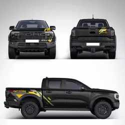 New Car stickers FOR Ford Ranger Raptor 2024 ecoration modified Sports Vinyl Decals Accessories
